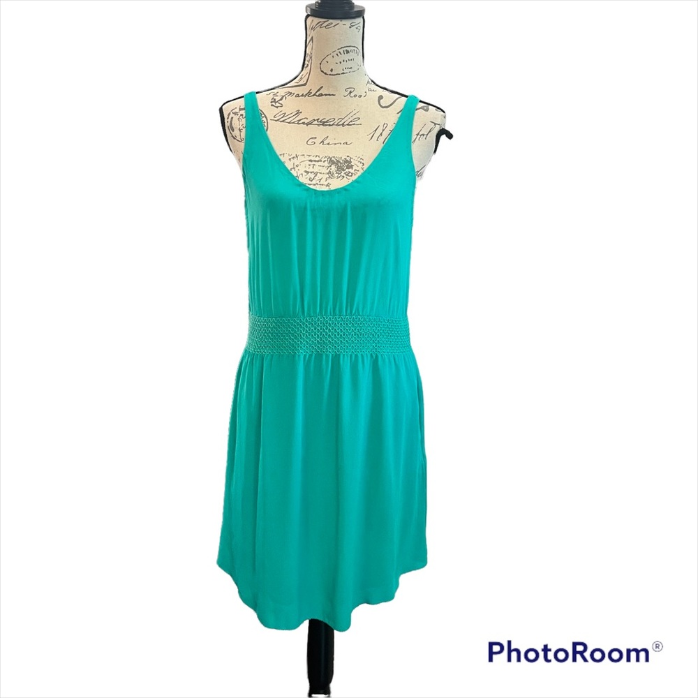 Babaton Silk Tank Dress Sea Foam Green Size Small